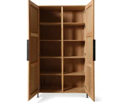 HKliving Pioneer Skåp Rattan 100x180
