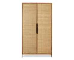 HKliving Pioneer Skåp Rattan 100x180