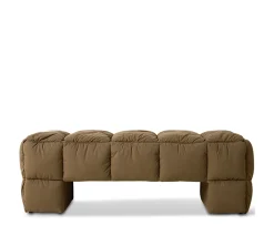 HKliving Puffy Bänk Olive