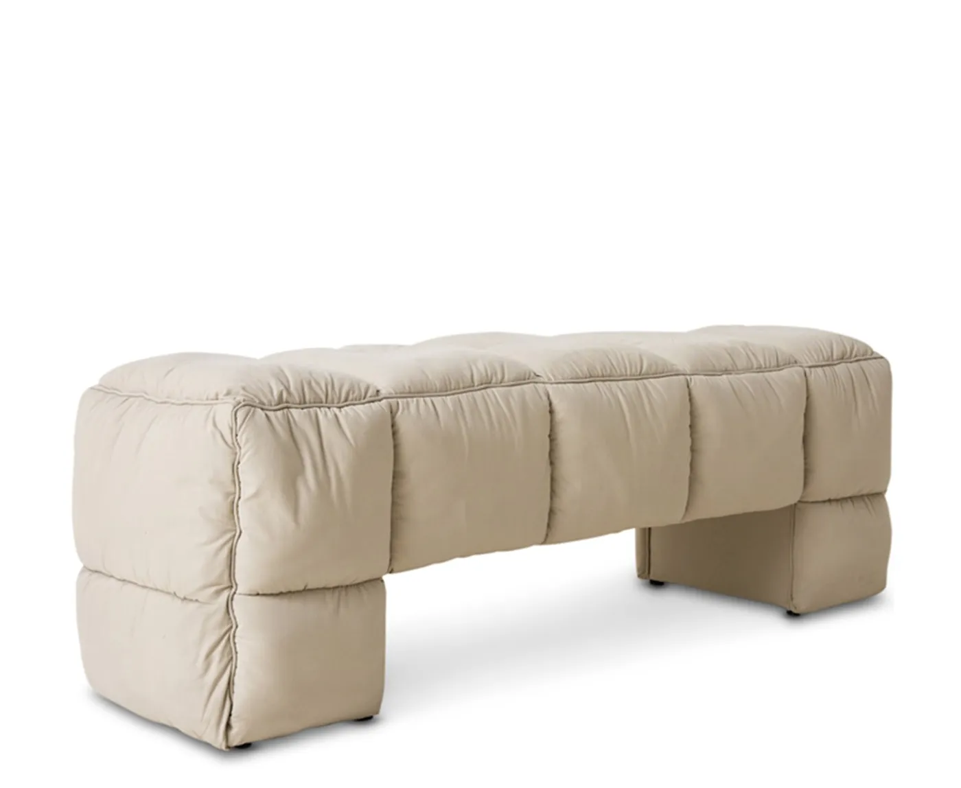 HKliving Puffy Bänk Pebble