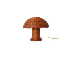 HKliving Rattan Bordslampa Natural