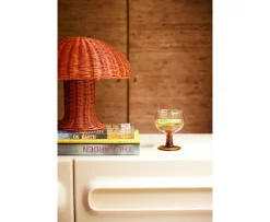 HKliving Rattan Bordslampa Natural