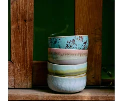 HKliving 70s Ceramics Dessertskål Impression 4-pack