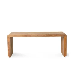 HKliving Slatted Bänk Teak 96cm
