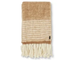 Jakobsdals Almond Mohair Pläd Beige 130x170