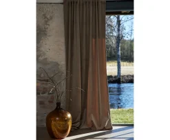 Jakobsdals Anna Gardinlängd Sammet Beige 280cm