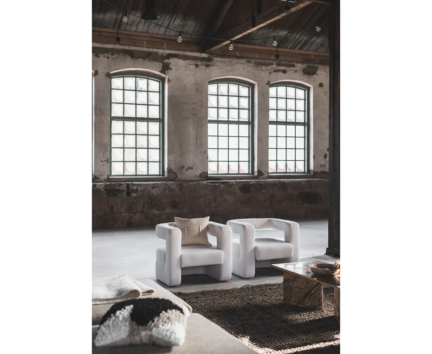Jakobsdals Linea Kuddfodral White 50x50