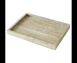 Jakobsdals Mae Rectangular Fat Travertine