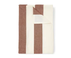 Jakobsdals Striato Duk Brun/offwhite 140x260