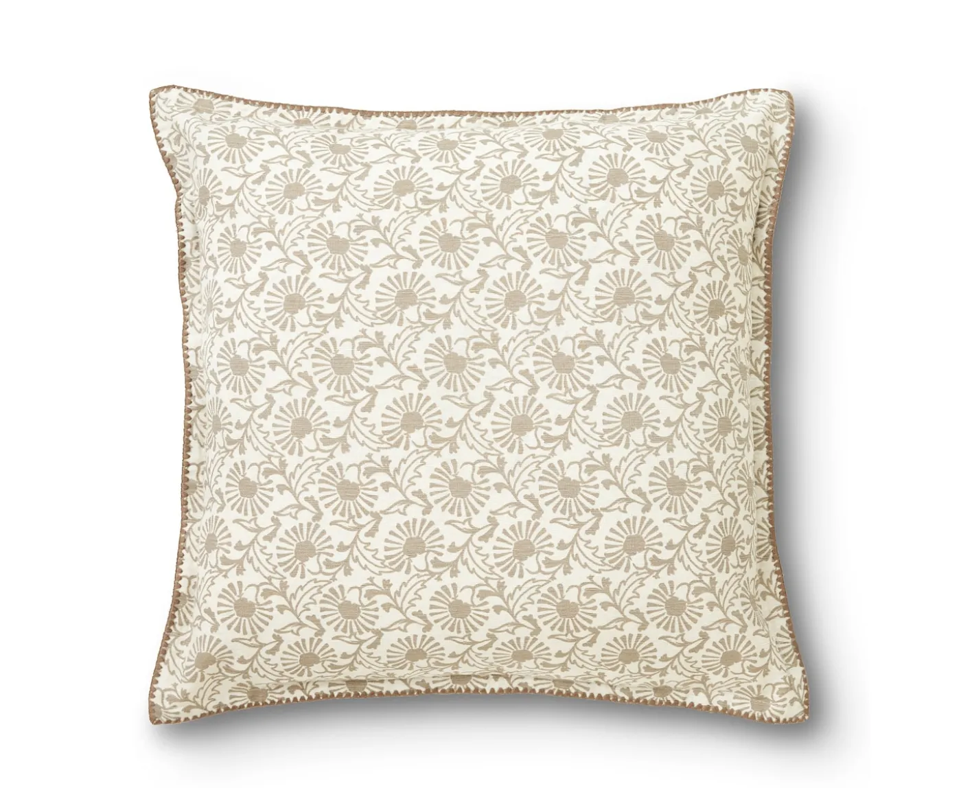 Jakobsdals Fiori Kuddfodral Greige 50x50
