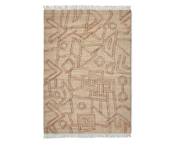 Jakobsdals Kiana Jutematta Beige/Brun 200x300