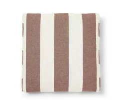 Jakobsdals Striato Sittdyna Brun/offwhite 40x40