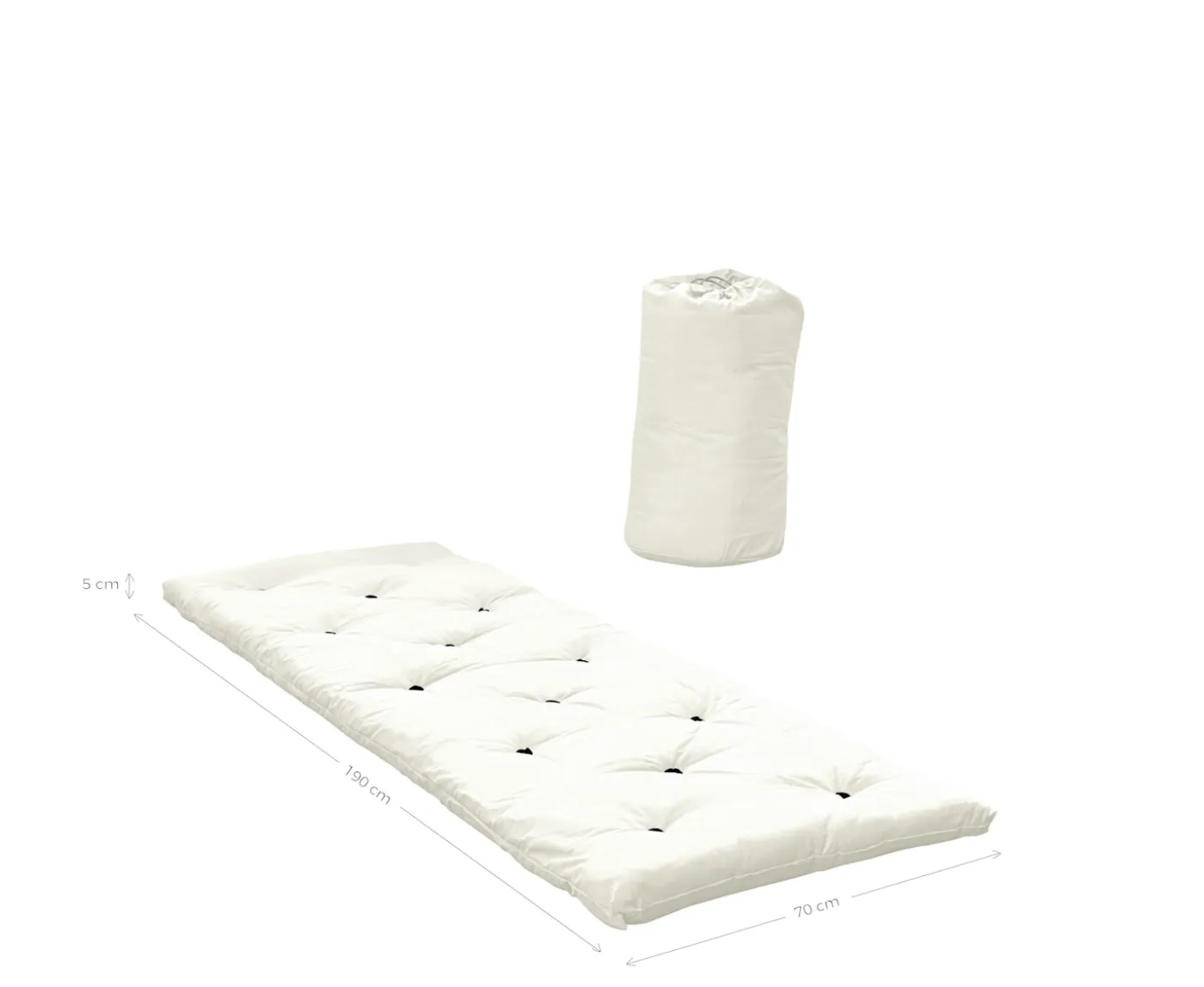 Karup Design Bed In A Bag Madrass Beige 190x70cm