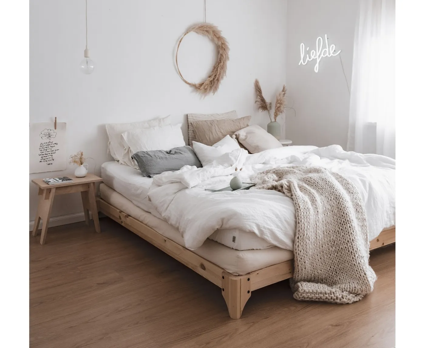 Karup Design Elan Sängram Natur 160cm