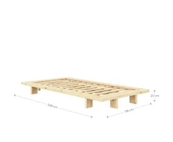 Karup Design Japan Sängram Natur 90cm
