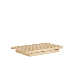 Karup Design Kanso Sängram inkl 2 Lådor Natur 90cm