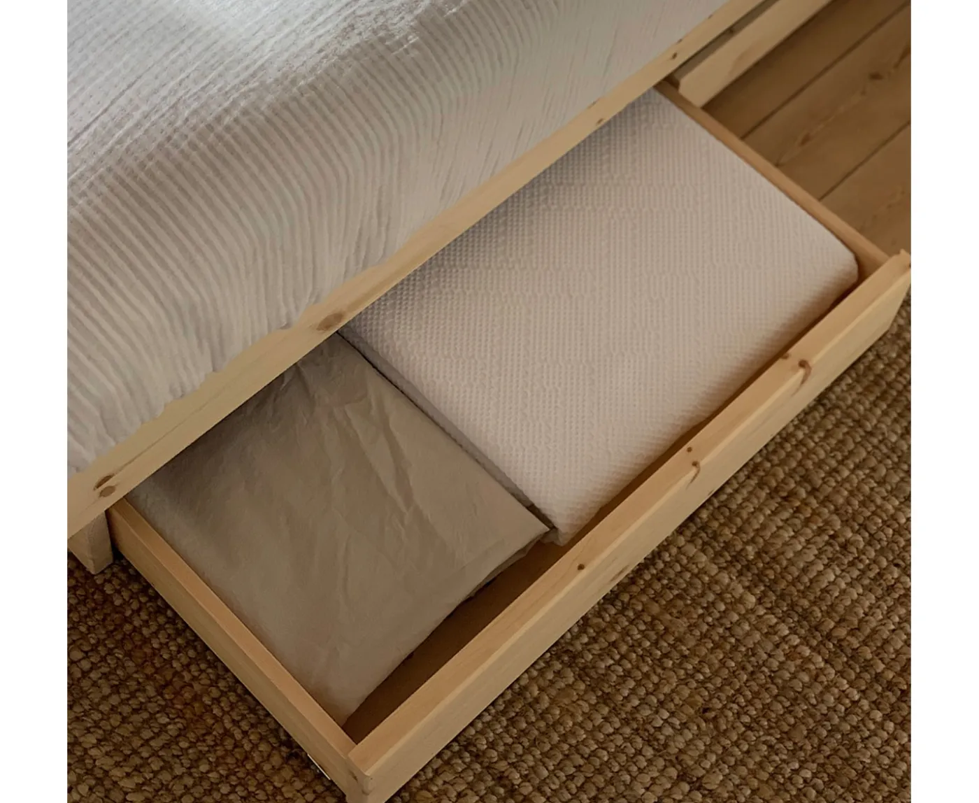Karup Design Kanso Sängram inkl 2 Lådor Natur 180cm