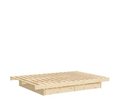 Karup Design Kanso Sängram inkl 4 Lådor Natur 160cm