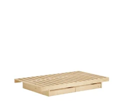 Karup Design Kanso Sängram inkl 2 Lådor Natur 120cm
