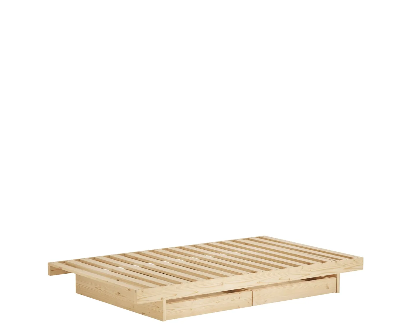 Karup Design Kanso Sängram inkl 2 Lådor Natur 120cm