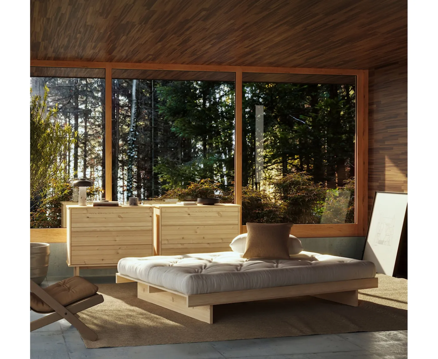 Karup Design Kanso Sängram Natur 160cm
