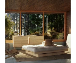 Karup Design Kanso Sängram inkl 2 Lådor Natur 160cm