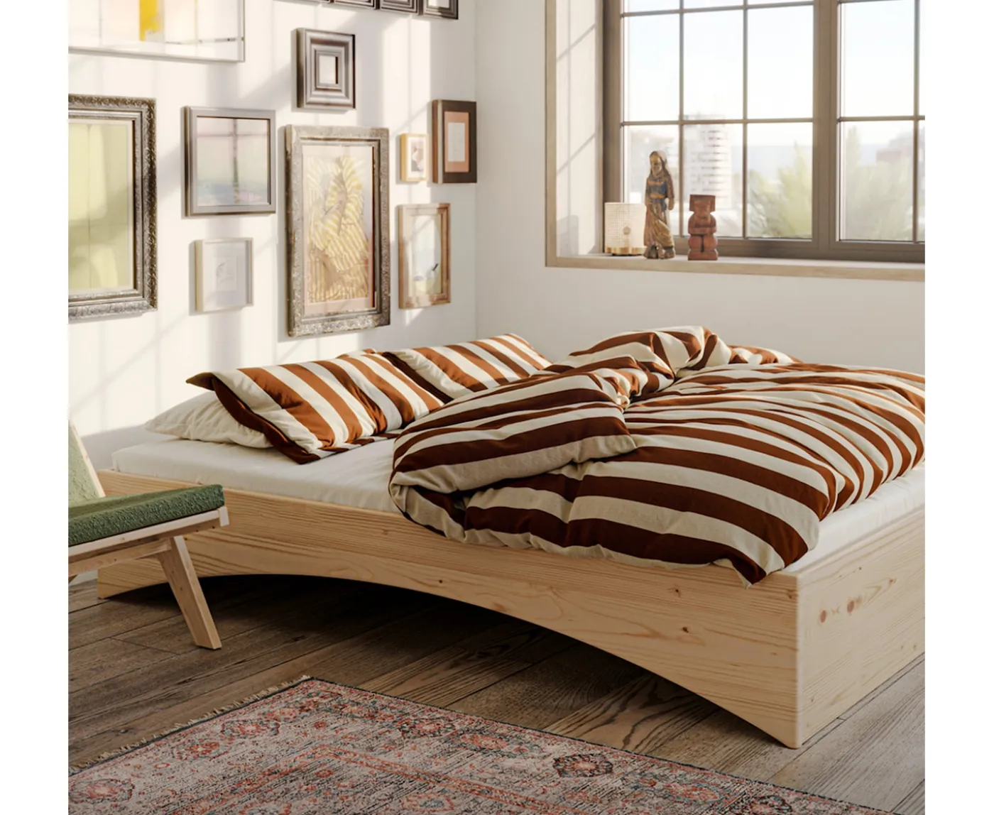 Karup Design Orbit Ramsäng Natur 160x200