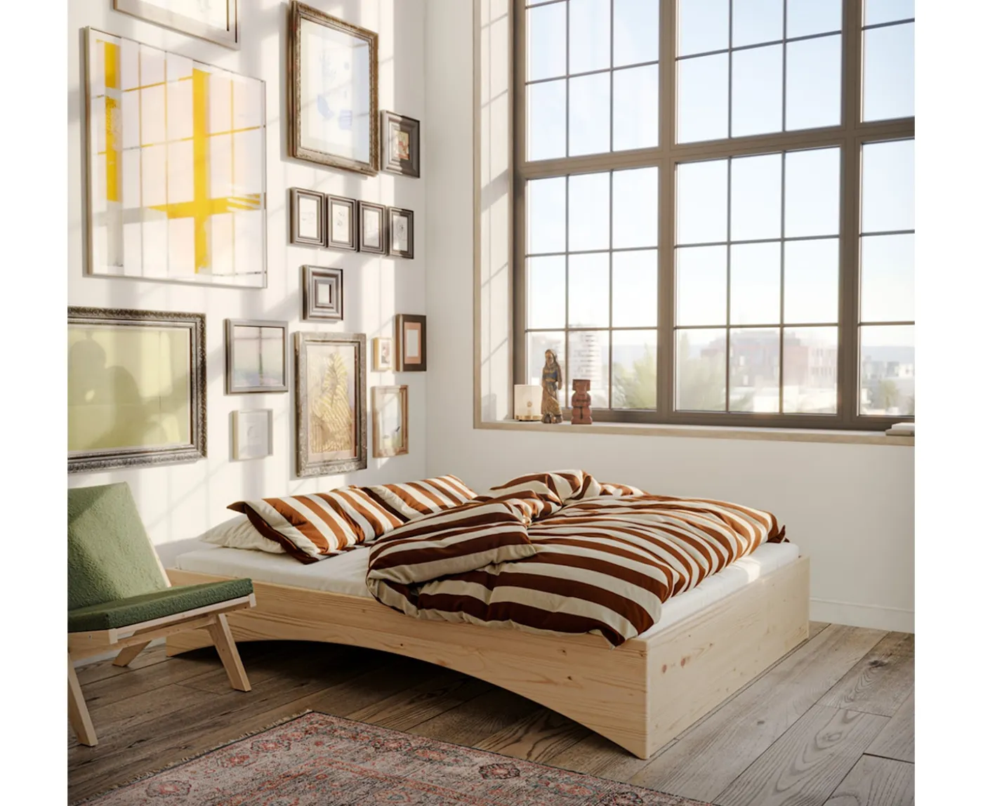 Karup Design Orbit Ramsäng Natur 180x200