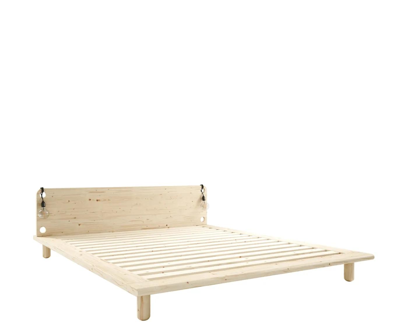 Karup Design Peek Sängram inkl Sänglampa Natur 140cm