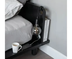 Karup Design Peek Sängram inkl Sänglampa Svart 140cm
