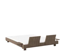 Karup Design Social Sängram Brun 160cm ink 2 Ryggstöd/Sidobord