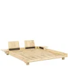 Karup Design Social Sängram Natur 160cm inkl Ryggstöd/Sängbord
