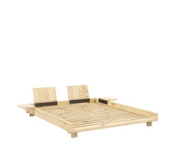 Karup Design Social Sängram Natur 160cm inkl Ryggstöd/Sängbord