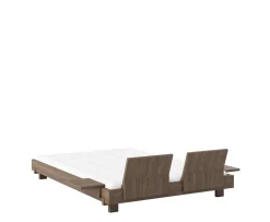 Karup Design Social Sängram Brun 140cm ink 2 Ryggstöd/Sidobord