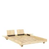 Karup Design Social Sängram Natur 140cm inkl Ryggstöd/Sängbord