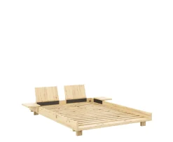 Karup Design Social Sängram Natur 140cm inkl Ryggstöd/Sängbord