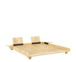 Karup Design Social Sängram Natur 180cm inkl Ryggstöd/Sängbord