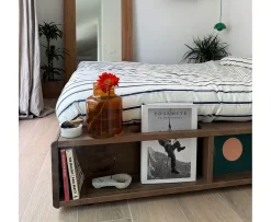 Karup Design Ziggy Sängram Carob Brown Lacquered140cm