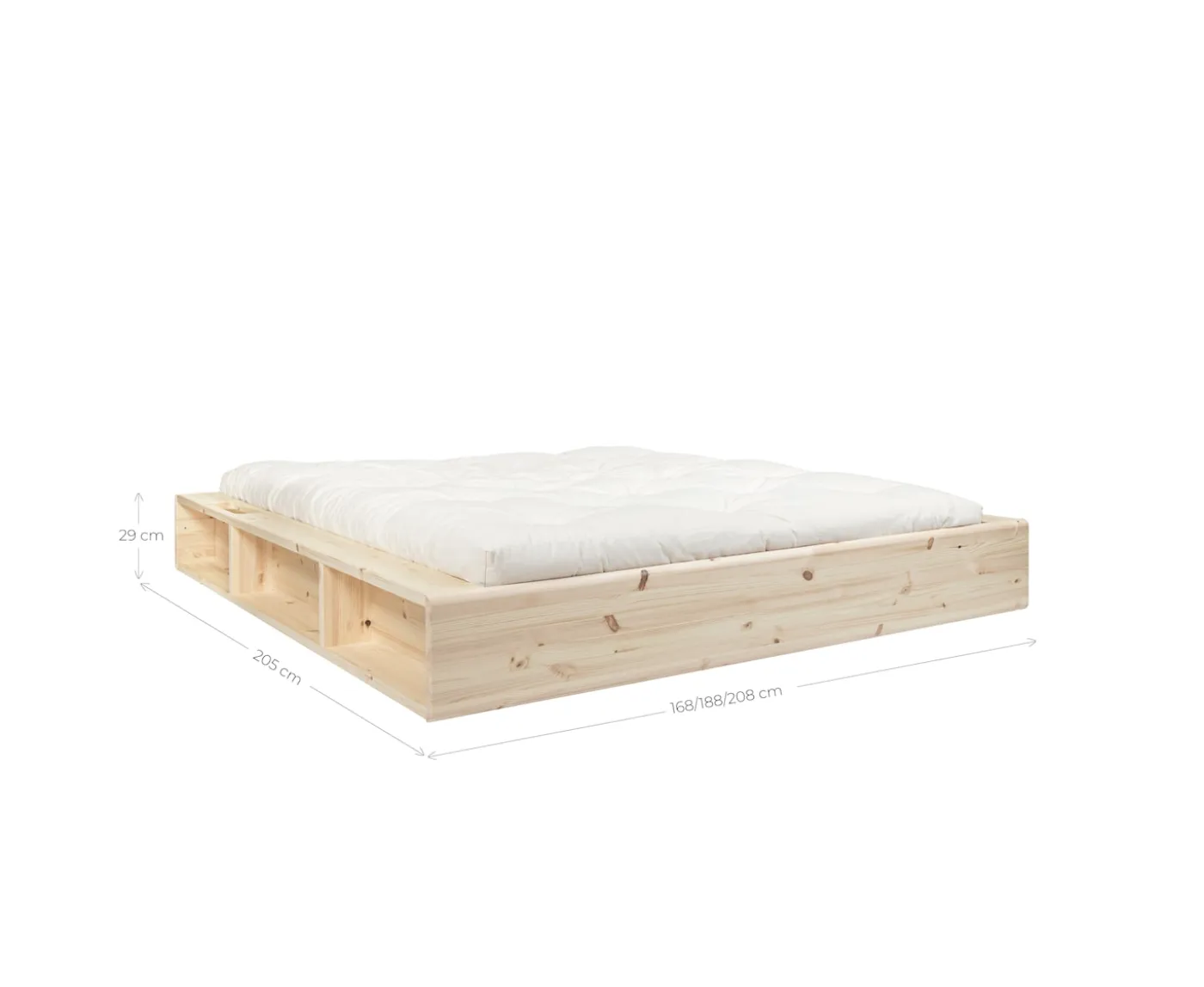 Karup Design Ziggy Sängram Natur 180cm