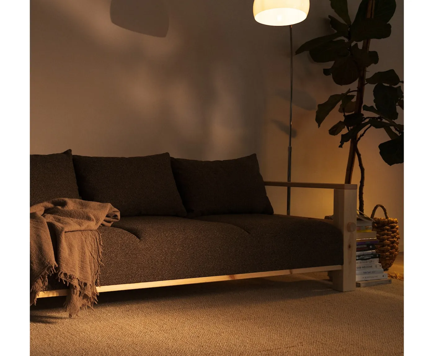Karup Design Bare Bäddsoffa Raw/Mellow Brown