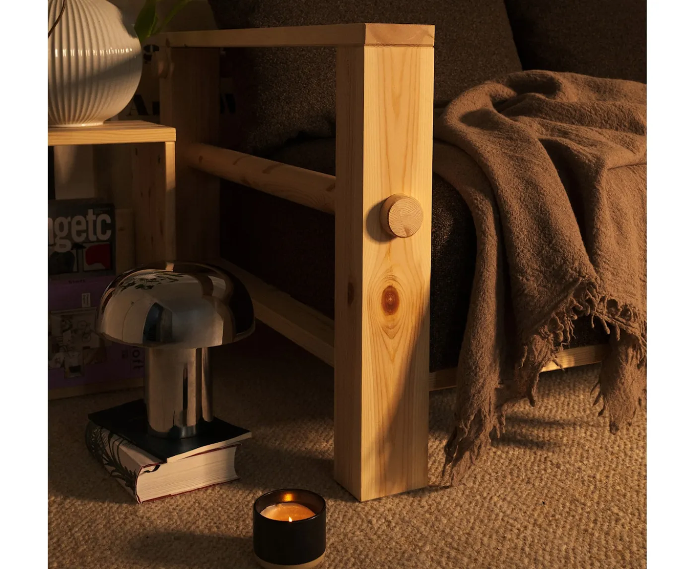 Karup Design Bare Bäddsoffa Raw/Mellow Brown