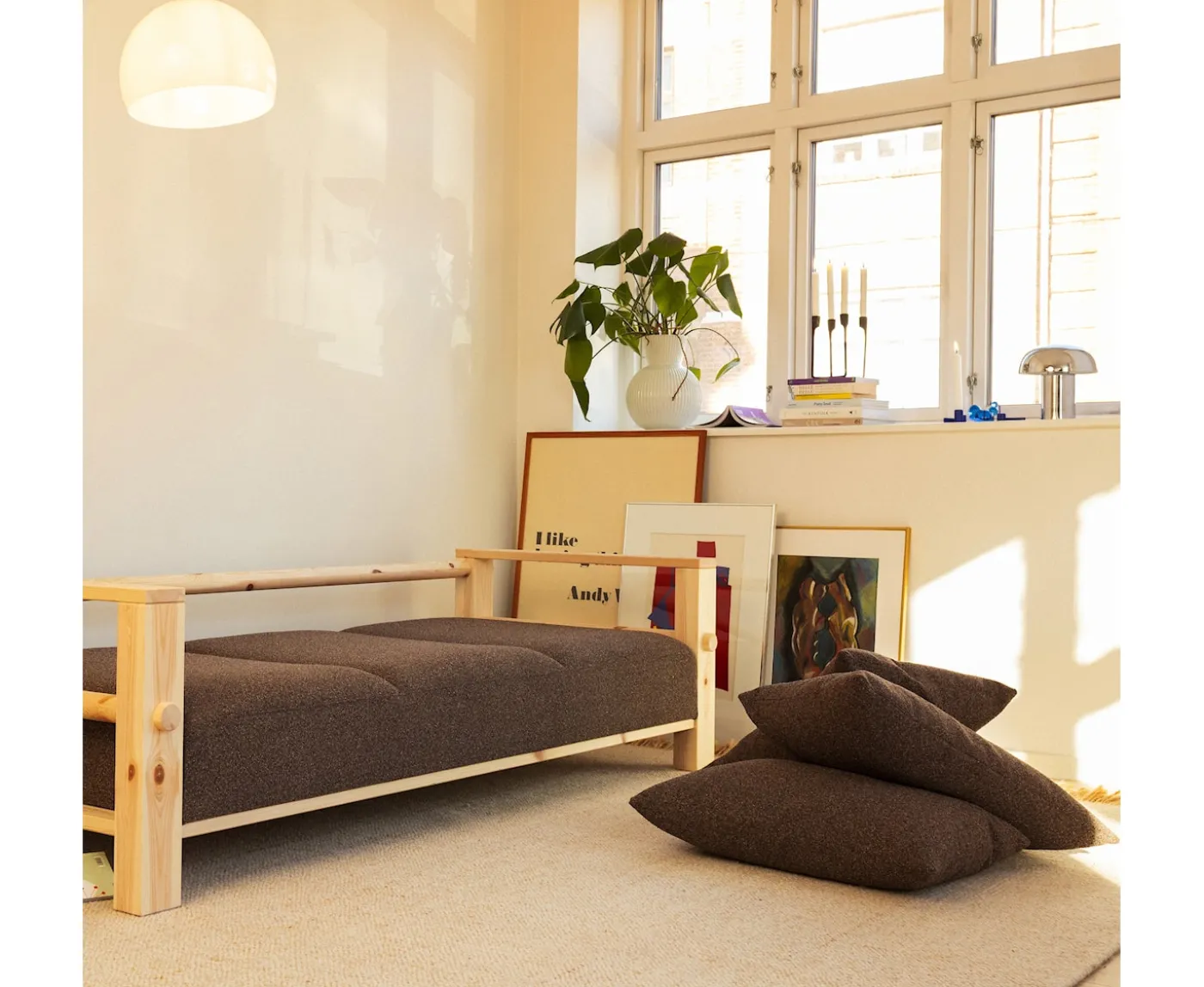 Karup Design Bare Bäddsoffa Raw/Mellow Brown