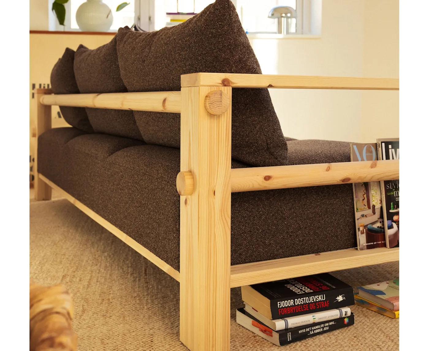 Karup Design Bare Bäddsoffa Raw/Mellow Brown