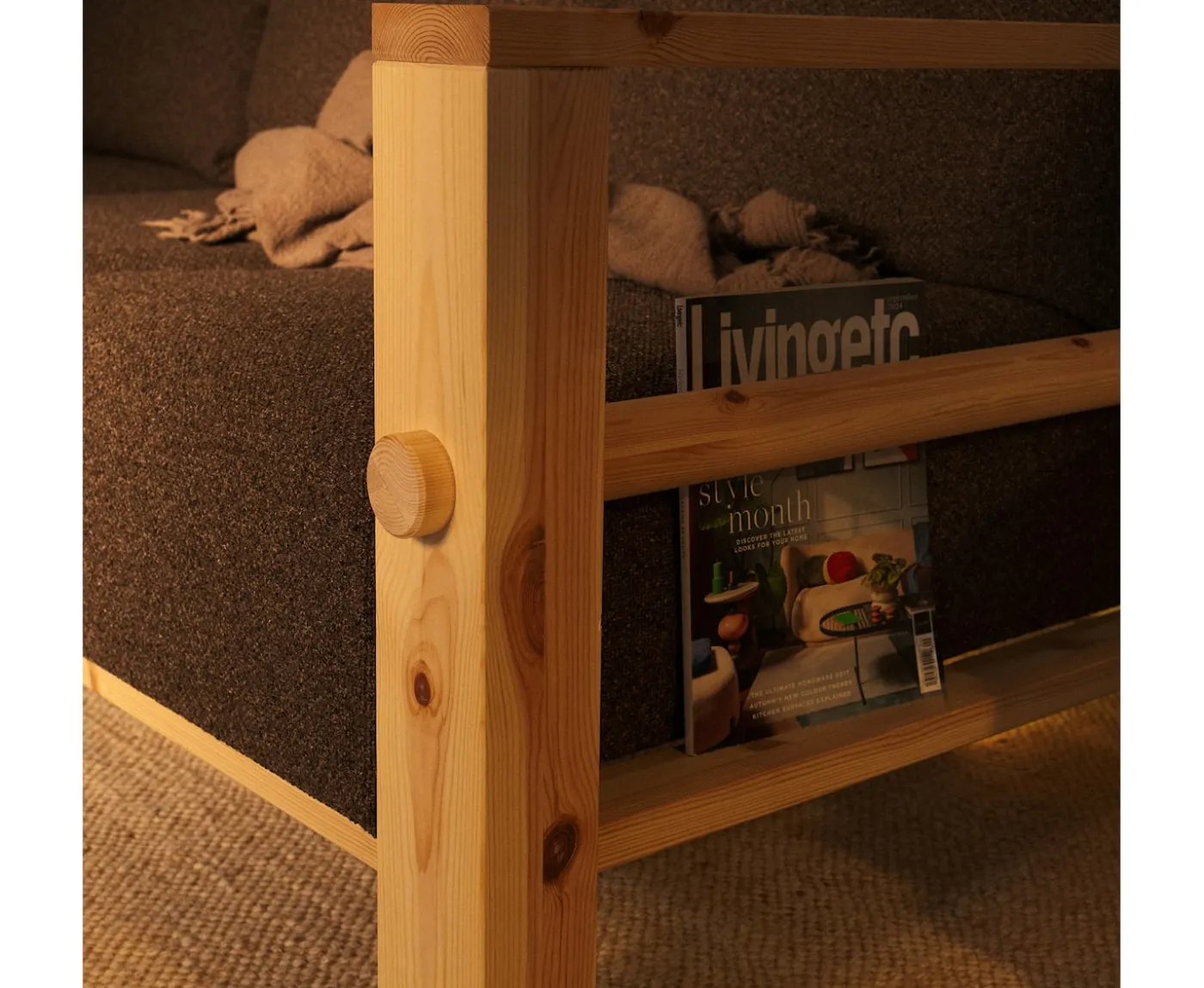 Karup Design Bare Bäddsoffa Raw/Mellow Brown