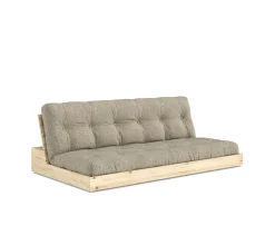 Karup Design Base Bäddsoffa Clear Lacquered/Warm Sand 196cm