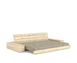 Karup Design Base Sidebox Bäddsoffa Clear Lacquered/Warm Sand