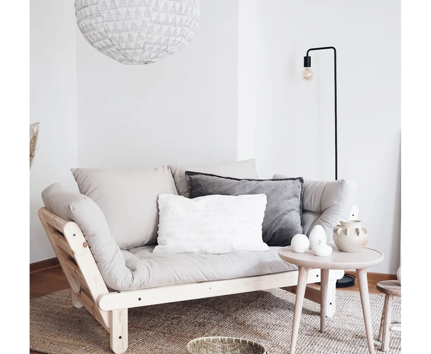 Karup Design Beat Bäddsoffa Natur/Beige 200cm