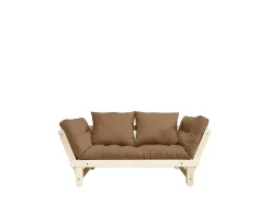 Karup Design Beat Bäddsoffa Natur/Mocca 200cm