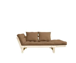 Karup Design Beat Bäddsoffa Natur/Mocca 200cm