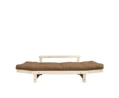 Karup Design Beat Bäddsoffa Natur/Mocca 200cm